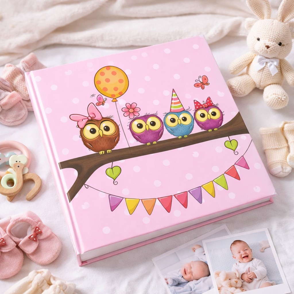 Album kieszeniowy szyty 10x15 cm 200 zdjęć KD46200BABY16